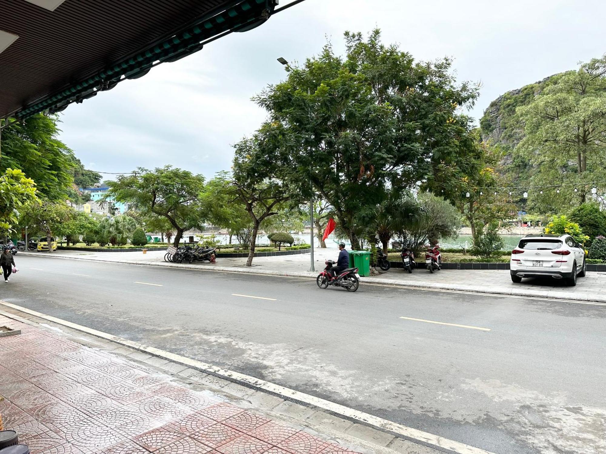 ホテル Khach San Vu Duong カットバ島 エクステリア 写真